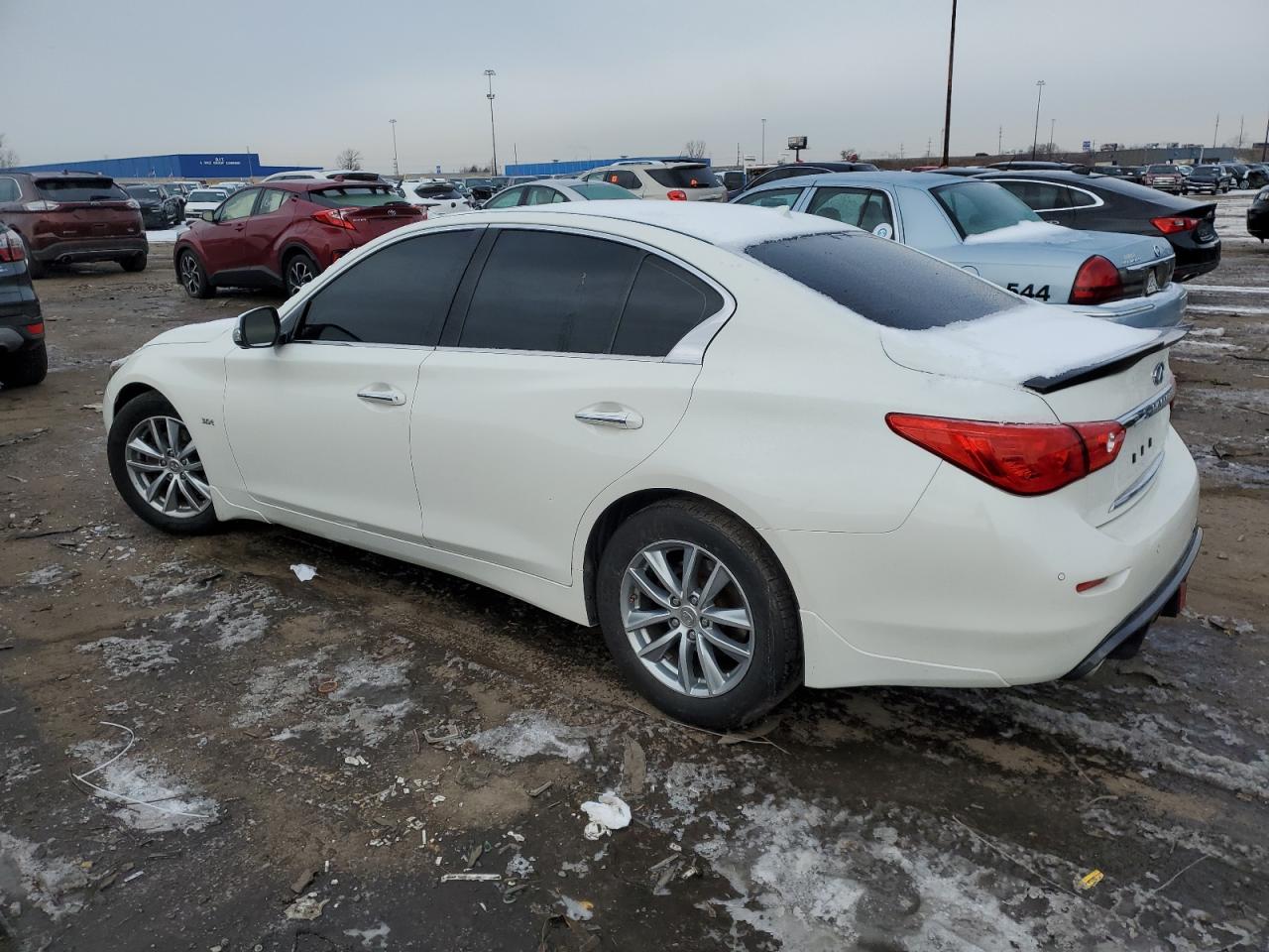 2017 Infiniti Q50 VIN JN1EV7AR4HM840237 Copart auction photo, all over damage thumbnail 2