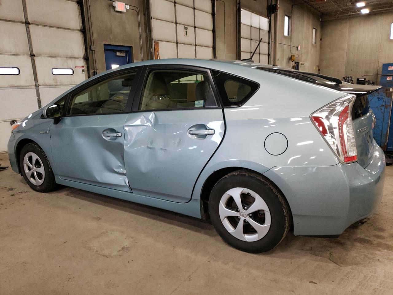 2013 Toyota Prius VIN JTDKN3DU3D1731286 Copart auction photo, side / hail damage thumbnail 2