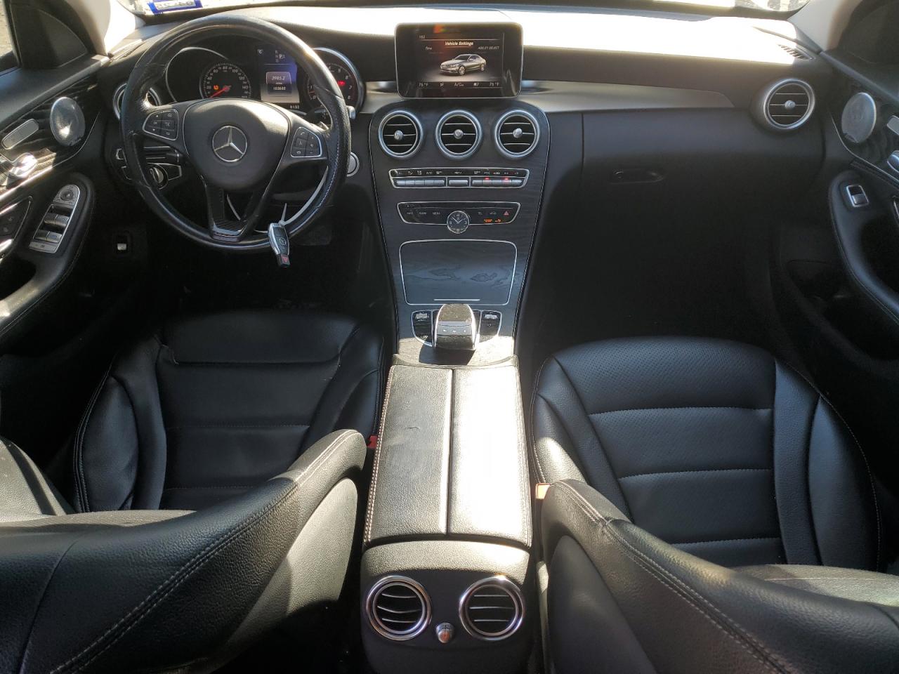 2015 Mercedes-Benz C-klasse VIN 55SWF4KB1FU060246 Copart auction photo, front end / side damage thumbnail 8