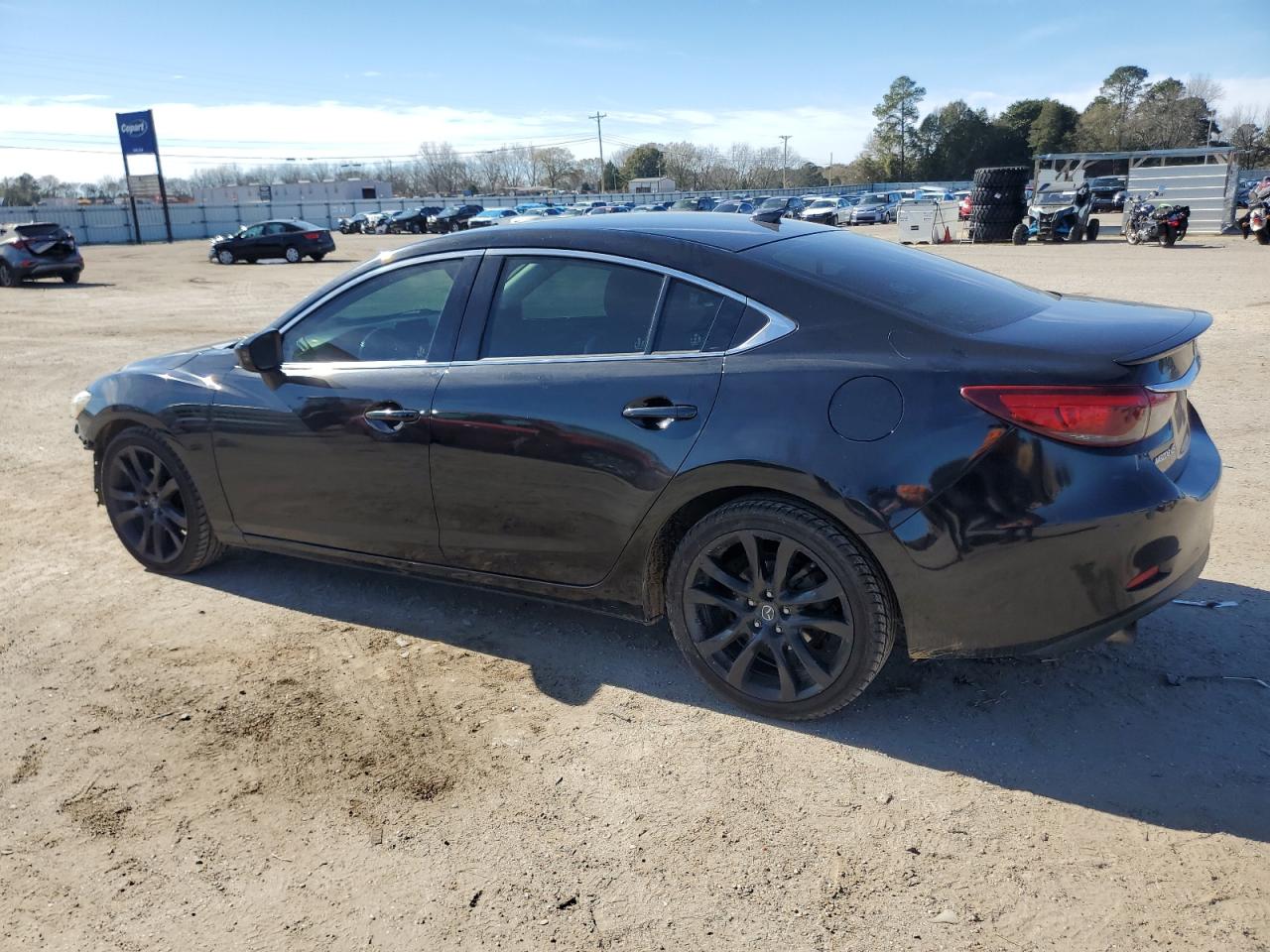 2016 Mazda 6 VIN JM1GJ1W50G1460560 Copart auction photo, front end / side damage thumbnail 2