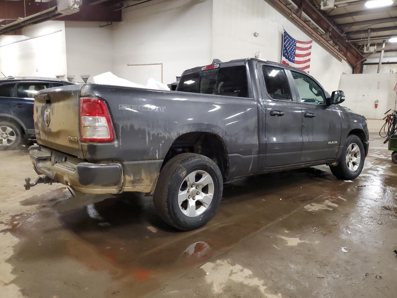 2021 RAM 1500 VIN 1C6SRFBT8MN614917 Copart auction photo, side / mechanical damage thumbnail 3