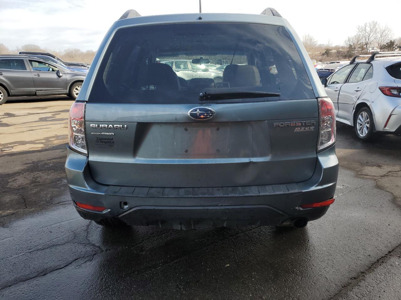 2010 Subaru Forester VIN JF2SH6DCXAH790081 Copart auction photo, front end / rear end damage thumbnail 6