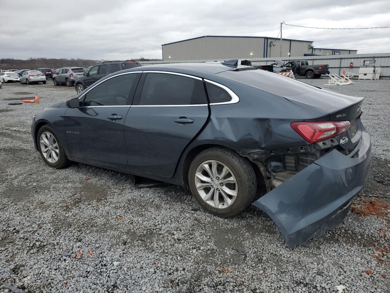 2021 Chevrolet Malibu VIN 1G1ZD5ST9MF070625 Copart auction photo, rear end / minor dent/scratches damage thumbnail 2