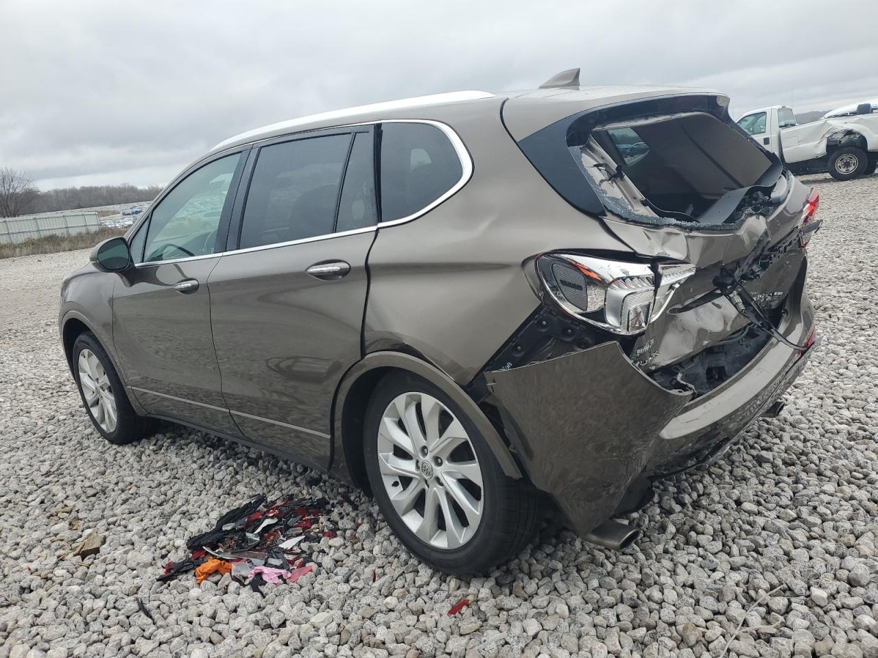 2017 Buick Envision VIN LRBFXESX6HD129831 Copart auction photo, rear end damage thumbnail 2