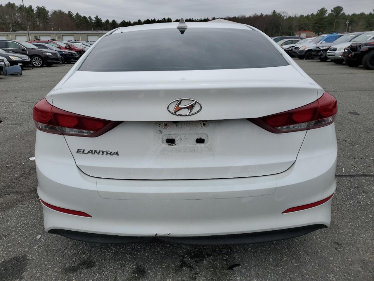 2018 Hyundai Elantra VIN 5NPD84LF4JH356909 Copart auction photo, front end / minor dent/scratches damage thumbnail 6