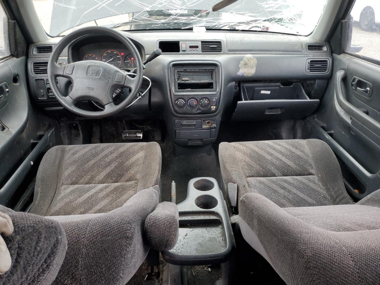 2000 Honda CR-V VIN JHLRD1861YC026016 Copart auction photo, all over damage thumbnail 8