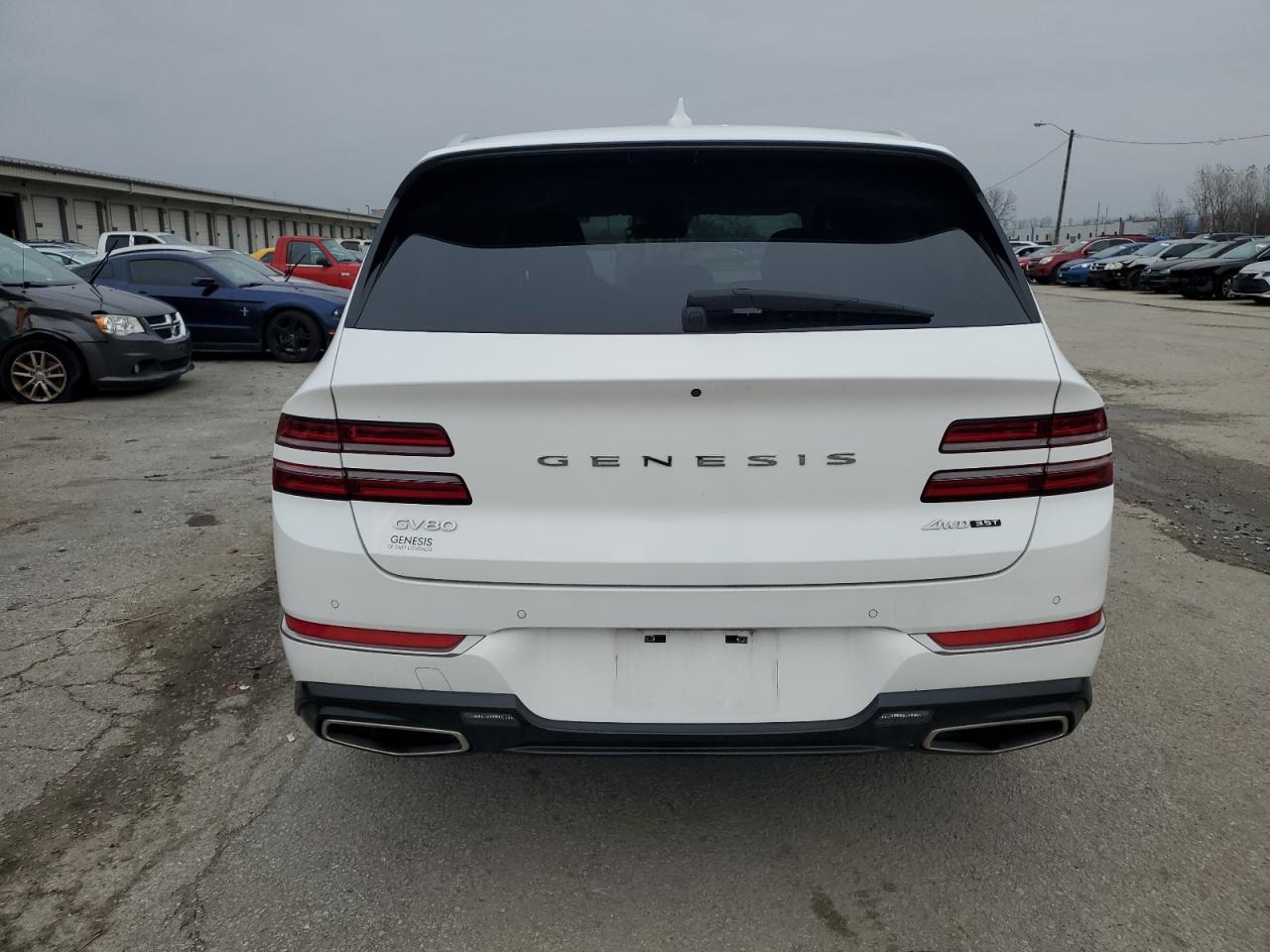 2021 Genesis Gv80 VIN KMUHCESC5MU070362 Copart auction photo, front end damage thumbnail 6