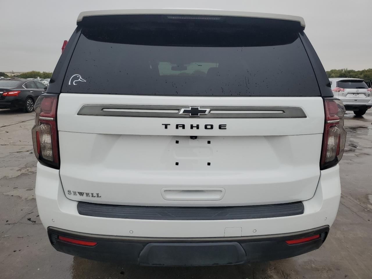 2021 Chevrolet Tahoe VIN 1GNSKPKD5MR286318 Copart auction photo, front end / side damage thumbnail 6