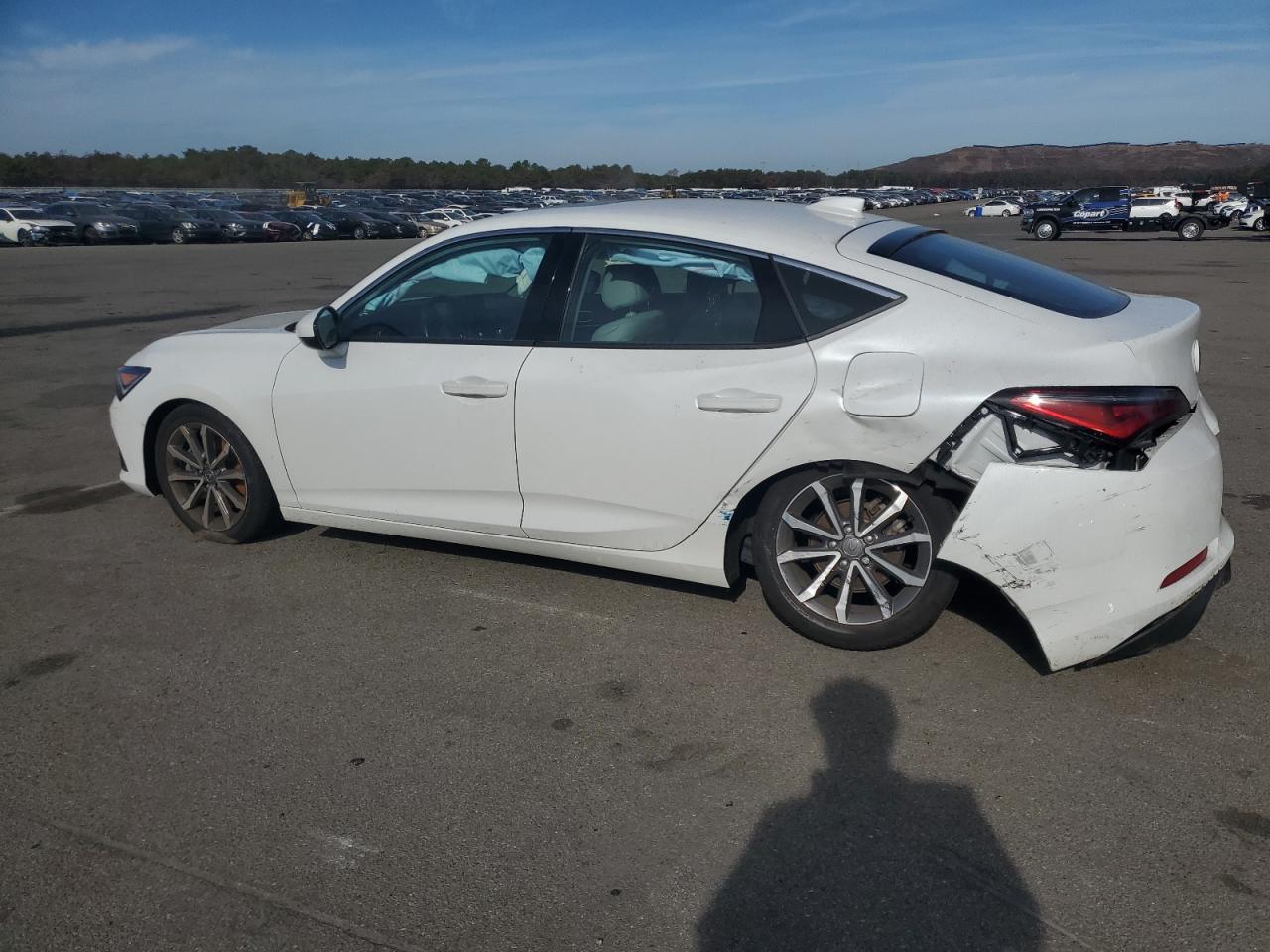 2023 Acura Integra VIN 19UDE4H23PA024783 Copart auction photo, side / rear end damage thumbnail 2