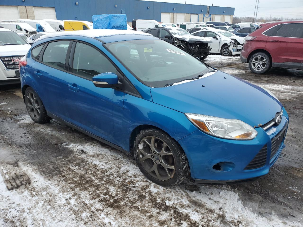 2013 Ford Focus VIN 1FADP3K28DL226200 Copart auction photo, front end damage thumbnail 4
