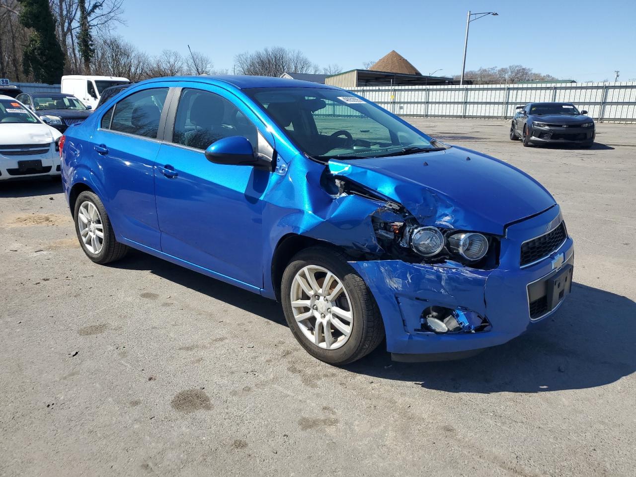 2016 Chevrolet Sonic VIN 1G1JC5SG0G4183902 Copart auction photo, front end damage thumbnail 4