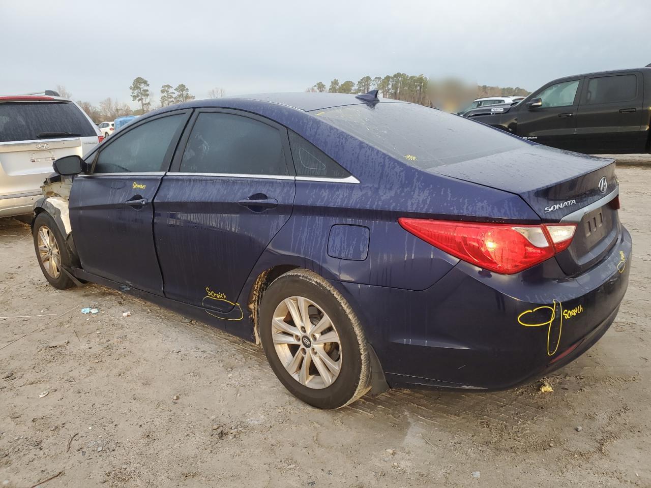 2013 Hyundai Sonata VIN 5NPEB4AC6DH733890 Copart auction photo, front end / minor dent/scratches damage thumbnail 2