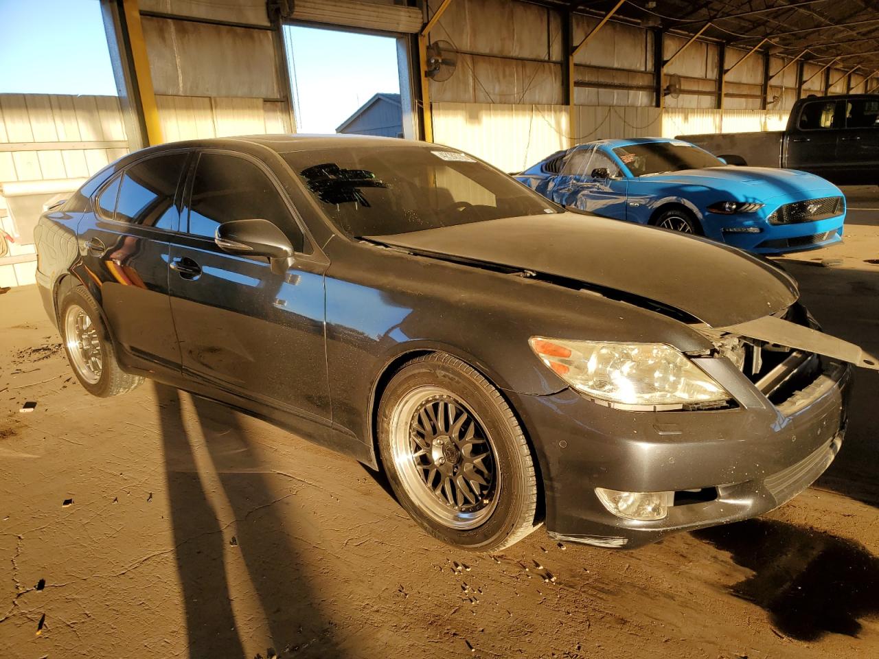 2010 Lexus LS VIN JTHBL5EF4A5094963 Copart auction photo, undercarriage / front end damage thumbnail 4