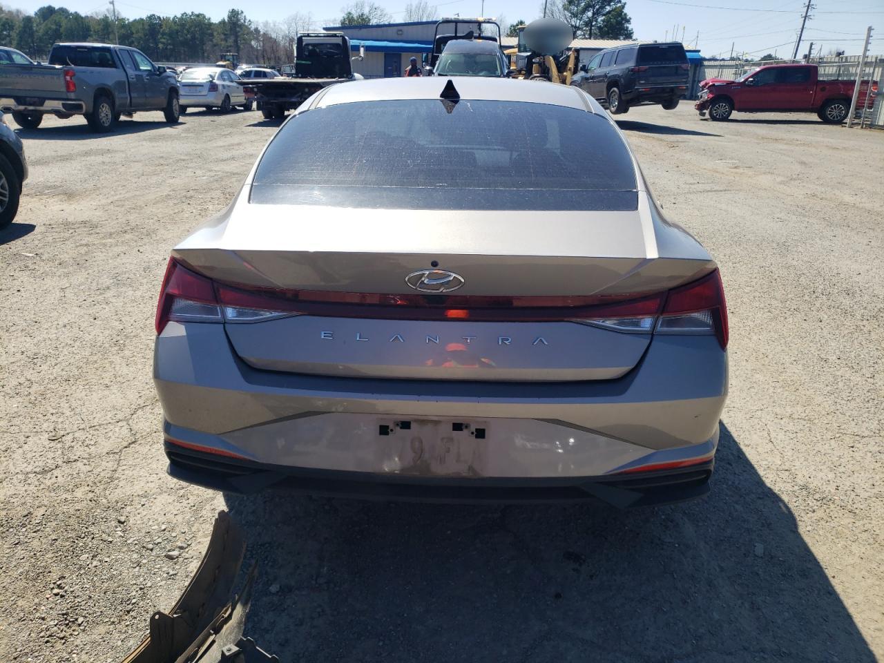 2022 Hyundai Elantra VIN KMHLM4AG6NU366609 Copart auction photo, front end / side damage thumbnail 6