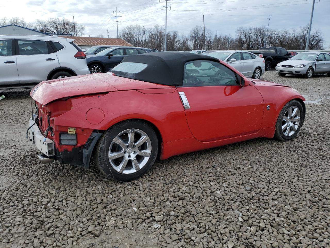 2004 Nissan 350Z VIN JN1AZ36A04T003161 Copart auction photo, rear end / front end damage thumbnail 3