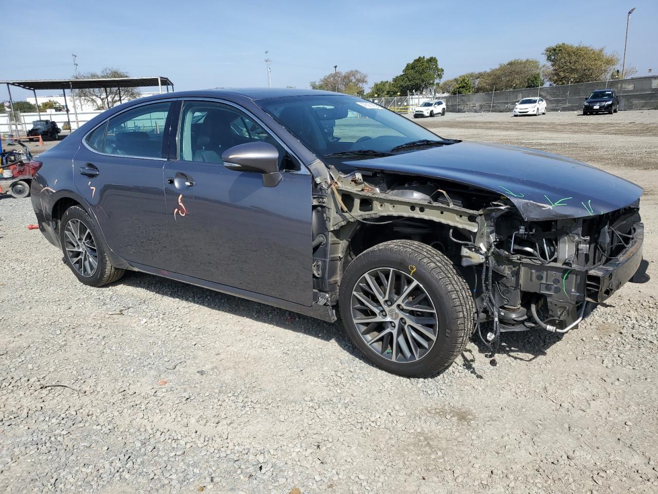 2016 Lexus ES VIN 58ABK1GG1GU027663 Copart auction photo, front end damage thumbnail 4