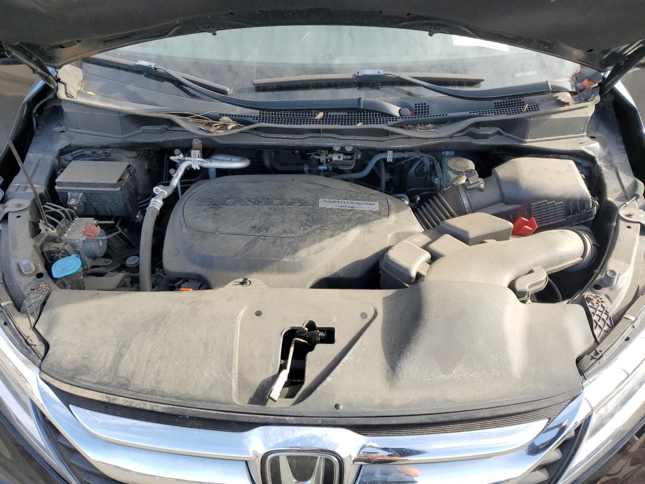 2018 Honda Odyssey VIN 5FNRL6H84JB021660 Copart auction photo, side / rear end damage thumbnail 14