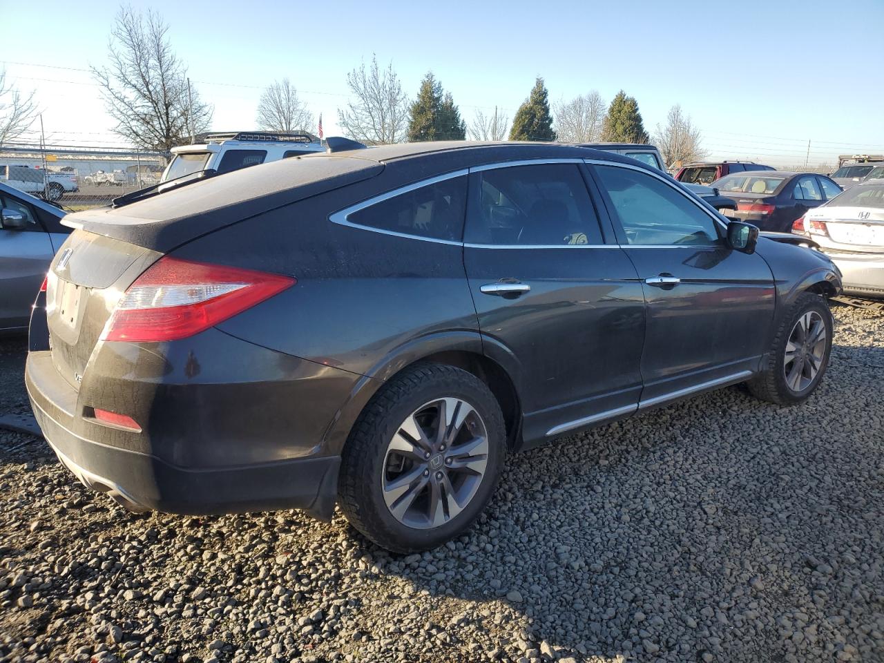 2014 Honda Crosstour VIN 5J6TF2H54EL003149 Copart auction photo, front end damage thumbnail 3