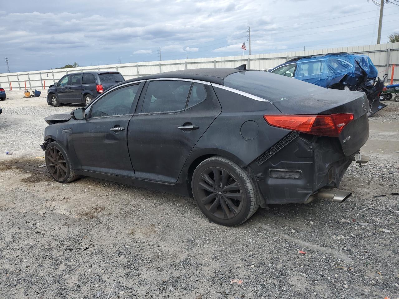2012 KIA Optima VIN 5XXGN4A71CG060794 Copart auction photo, front end / rear end damage thumbnail 2