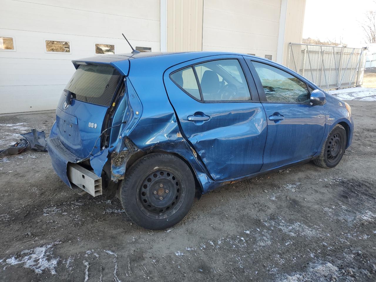 2013 Toyota Prius VIN JTDKDTB34D1045934 Copart auction photo, rear end / side damage thumbnail 3