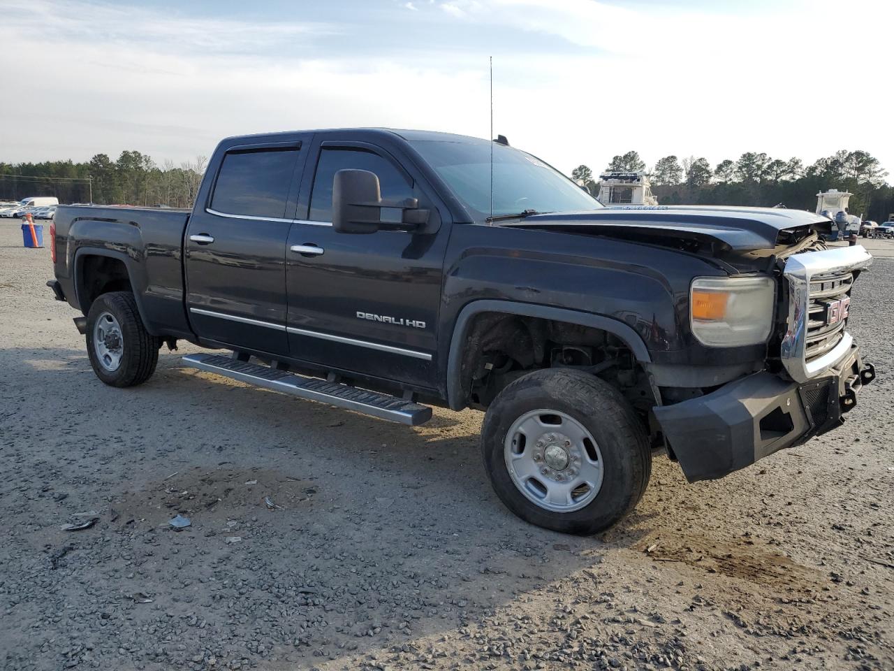 2015 GMC Sierra VIN 1GT120E83FF176480 Copart auction photo, front end / undercarriage damage thumbnail 4