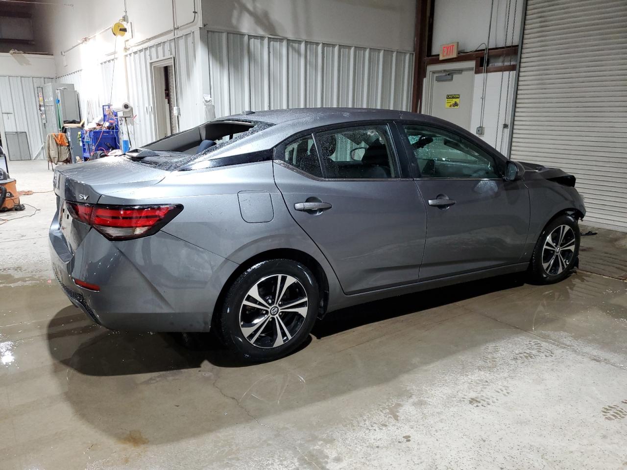 2021 Nissan Sentra VIN 3N1AB8CV8MY301392 Copart auction photo, front end / top/roof damage thumbnail 3