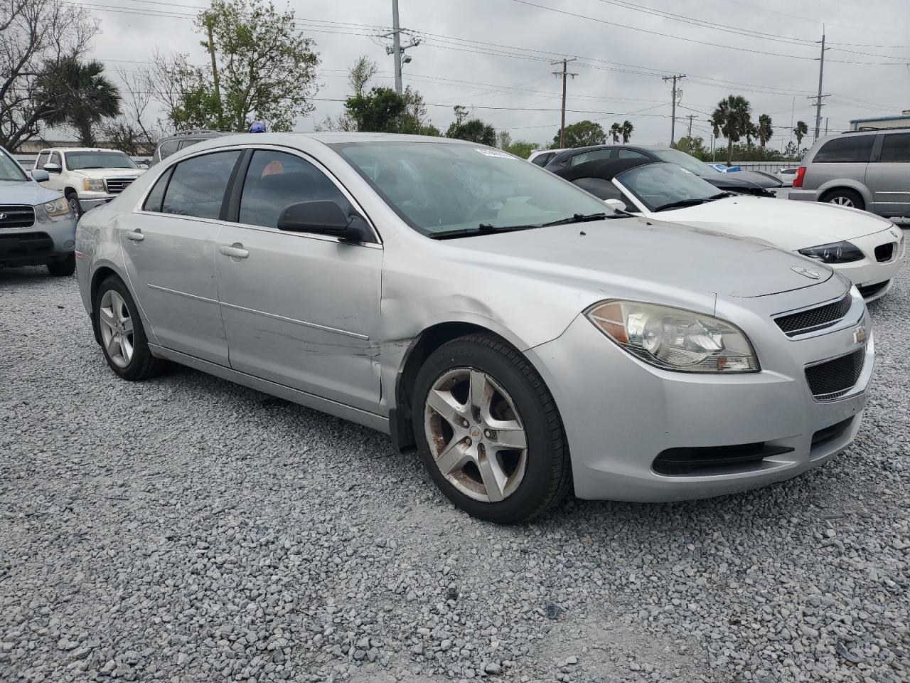 2011 Chevrolet Malibu VIN 1G1ZB5E10BF243185 Copart auction photo, side / rear end damage thumbnail 4