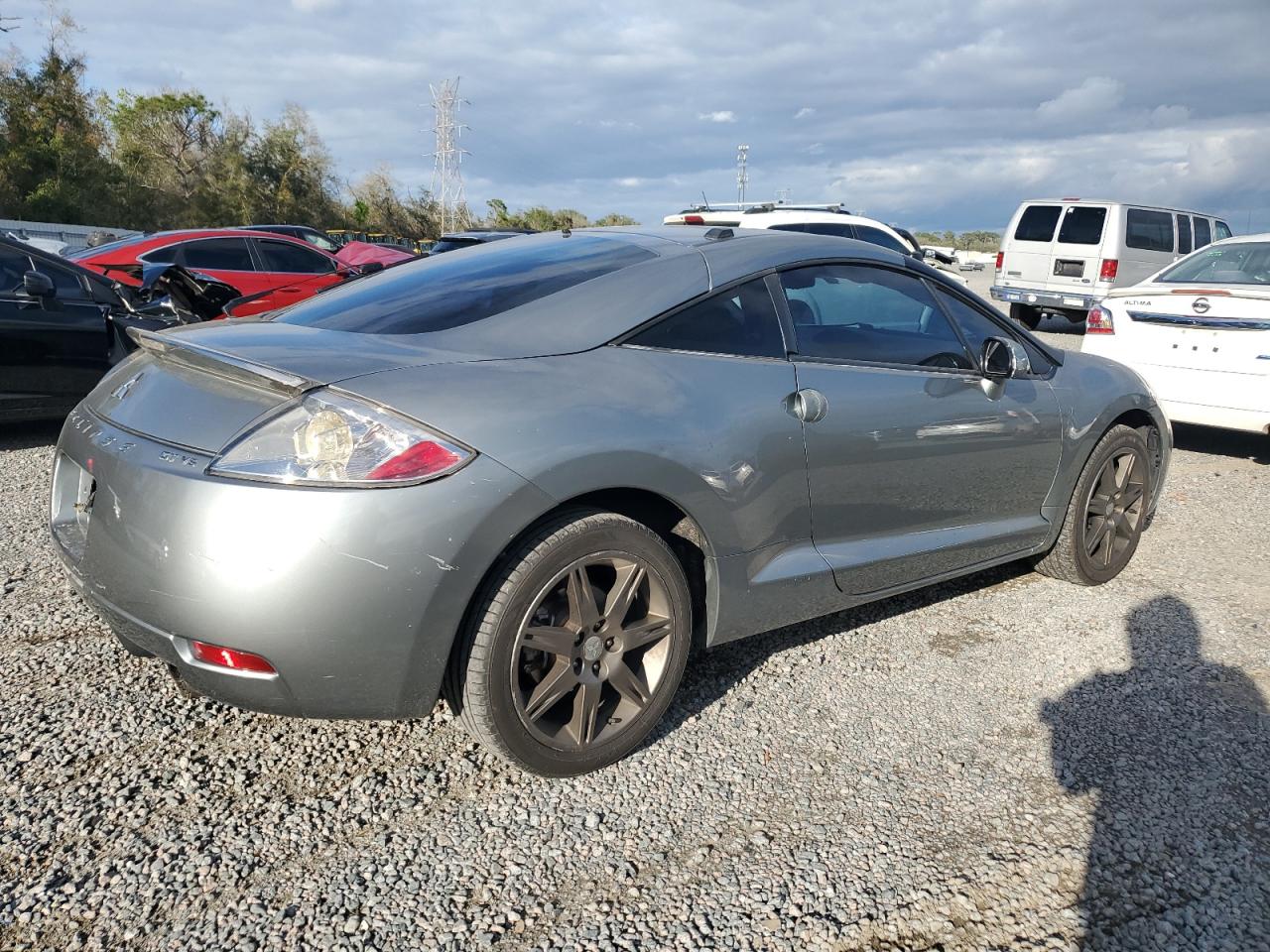 2008 Mitsubishi Eclipse VIN 4A3AK34T08E007921 Copart auction photo, front end damage thumbnail 3