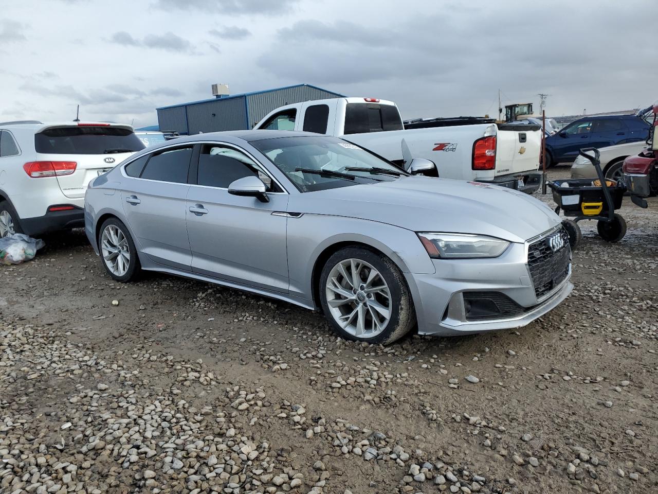 2020 Audi A5 VIN WAUANCF56LA009128 Copart auction photo, front end / rear end damage thumbnail 4