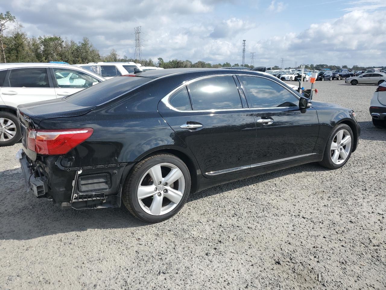 2011 Lexus LS VIN JTHBL5EF9B5106980 Copart auction photo, rear end / front end damage thumbnail 3