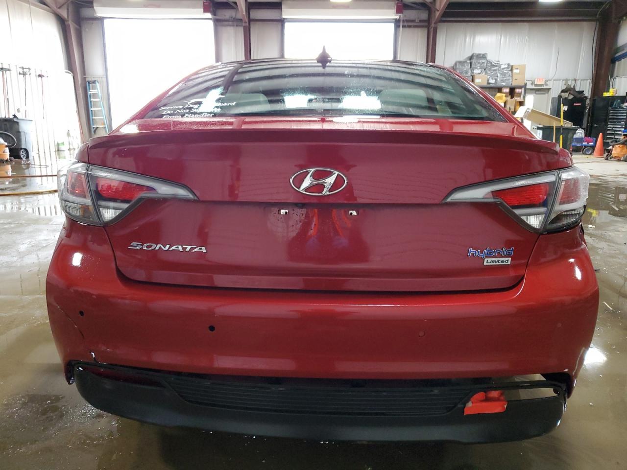 2016 Hyundai Sonata VIN KMHE34L12GA009324 Copart auction photo, front end damage thumbnail 6