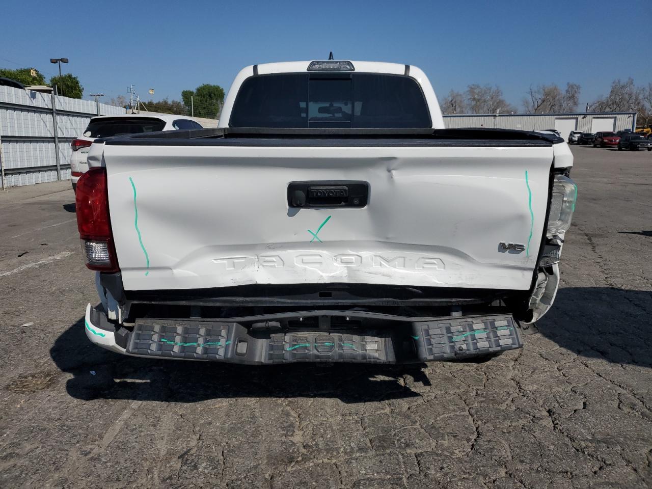 2017 Toyota Tacoma VIN 3TMBZ5DN6HM006797 Copart auction photo, front end / rear end damage thumbnail 6
