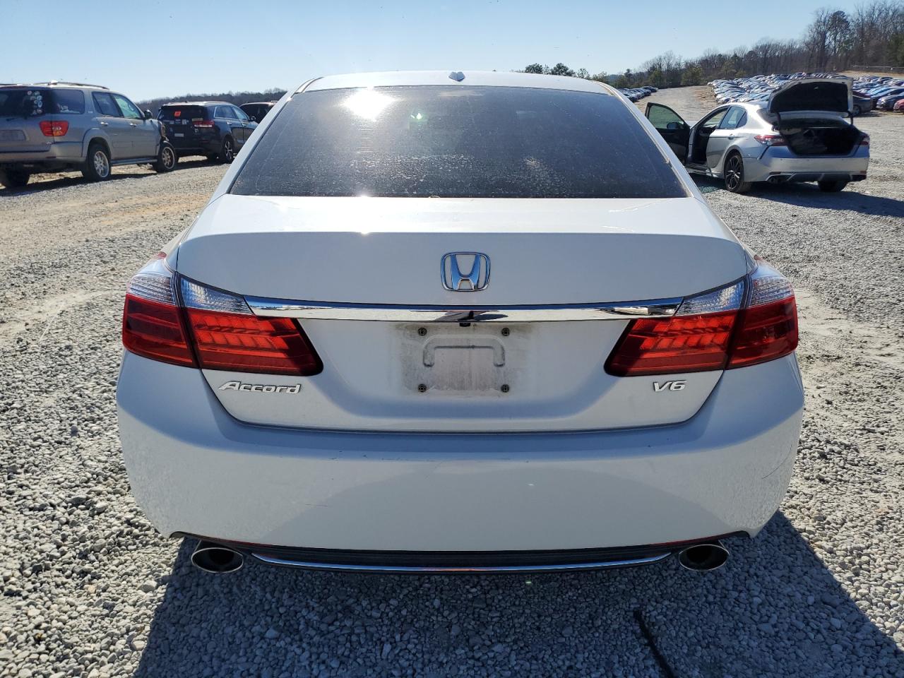 2014 Honda Accord VIN 1HGCR3F83EA008906 Copart auction photo, front end / side damage thumbnail 6