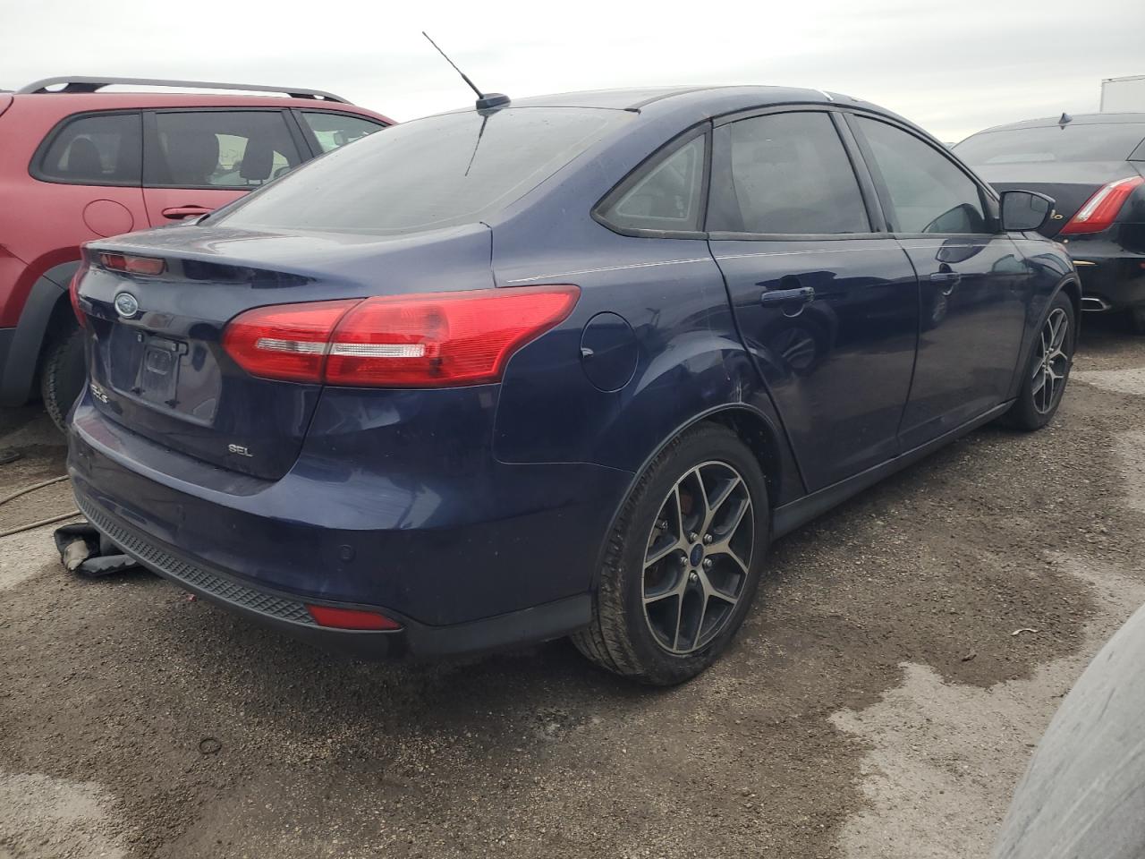 2017 Ford Focus VIN 1FADP3H27HL346275 Copart auction photo, water/flood damage thumbnail 3