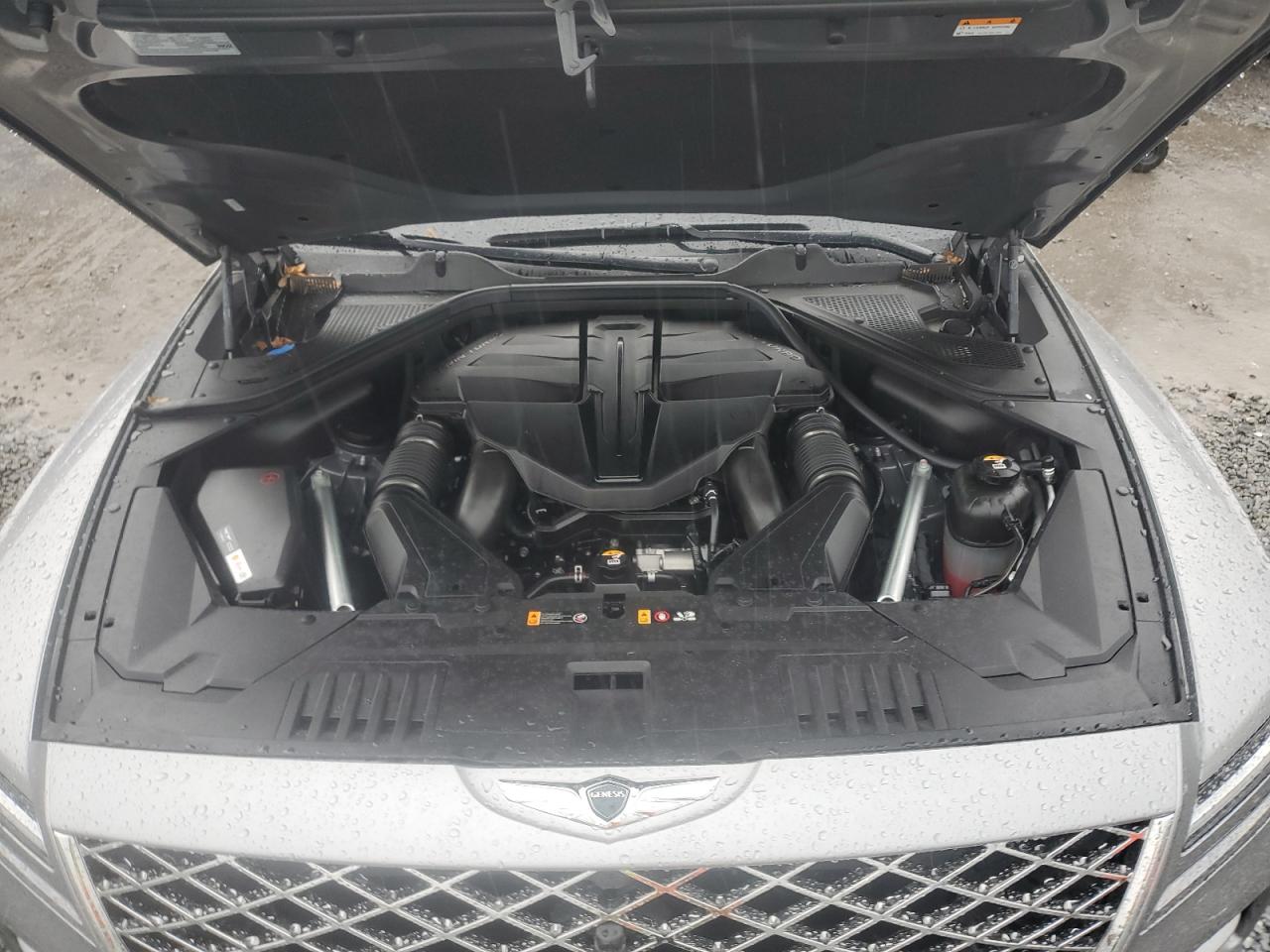 2021 Genesis G80 VIN KMUHCESC0MU072617 Copart auction photo, side damage thumbnail 12