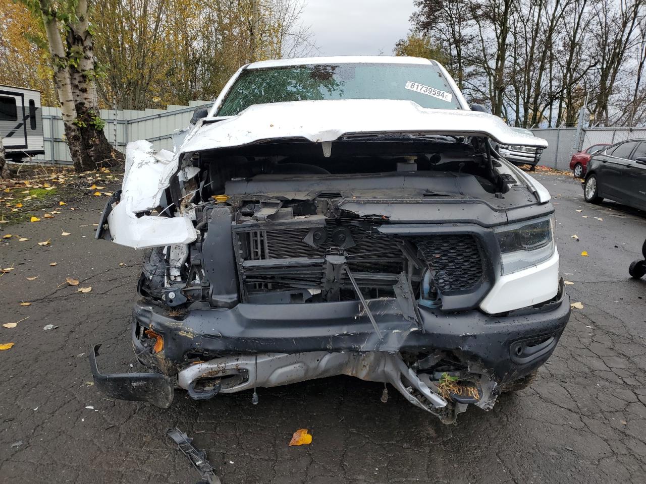 2021 RAM 1500 VIN 1C6SRFLT3MN548811 Copart auction photo, front end / undercarriage damage thumbnail 5