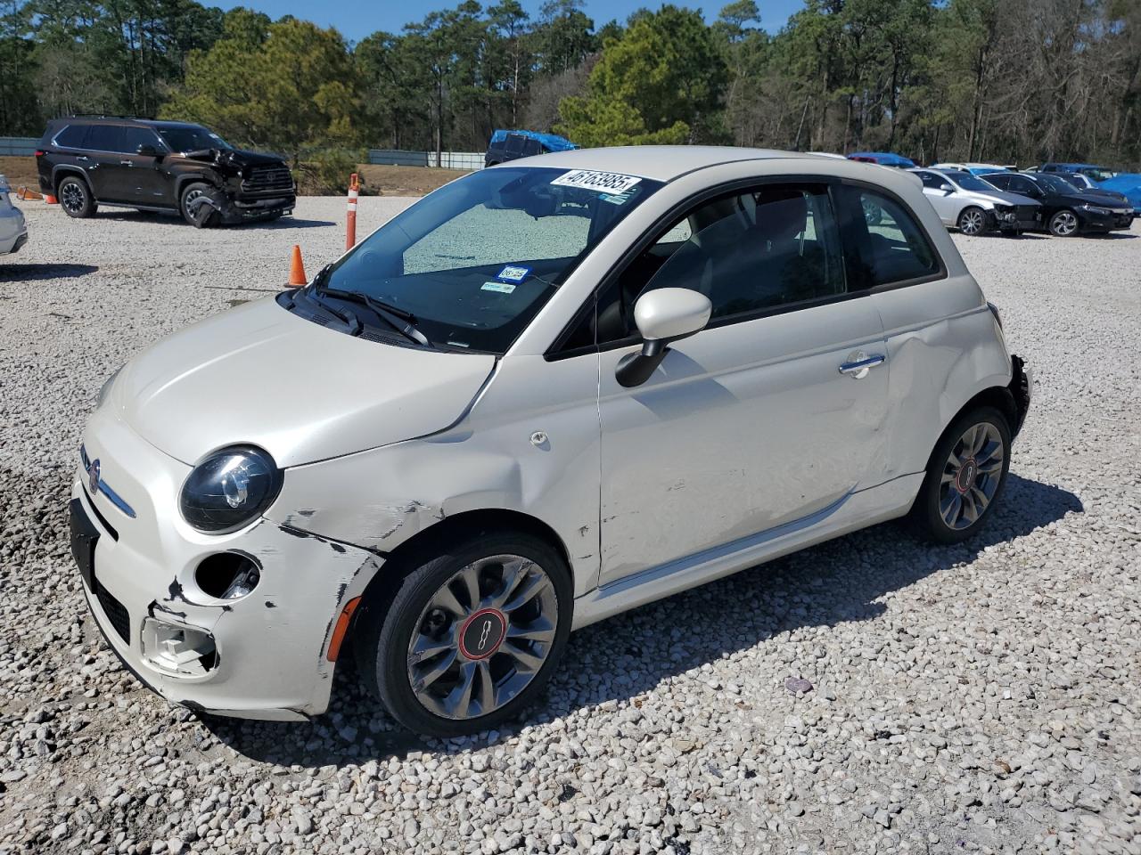 2017 Fiat 500 VIN 3C3CFFKR6HT600924 - Copart auction photo