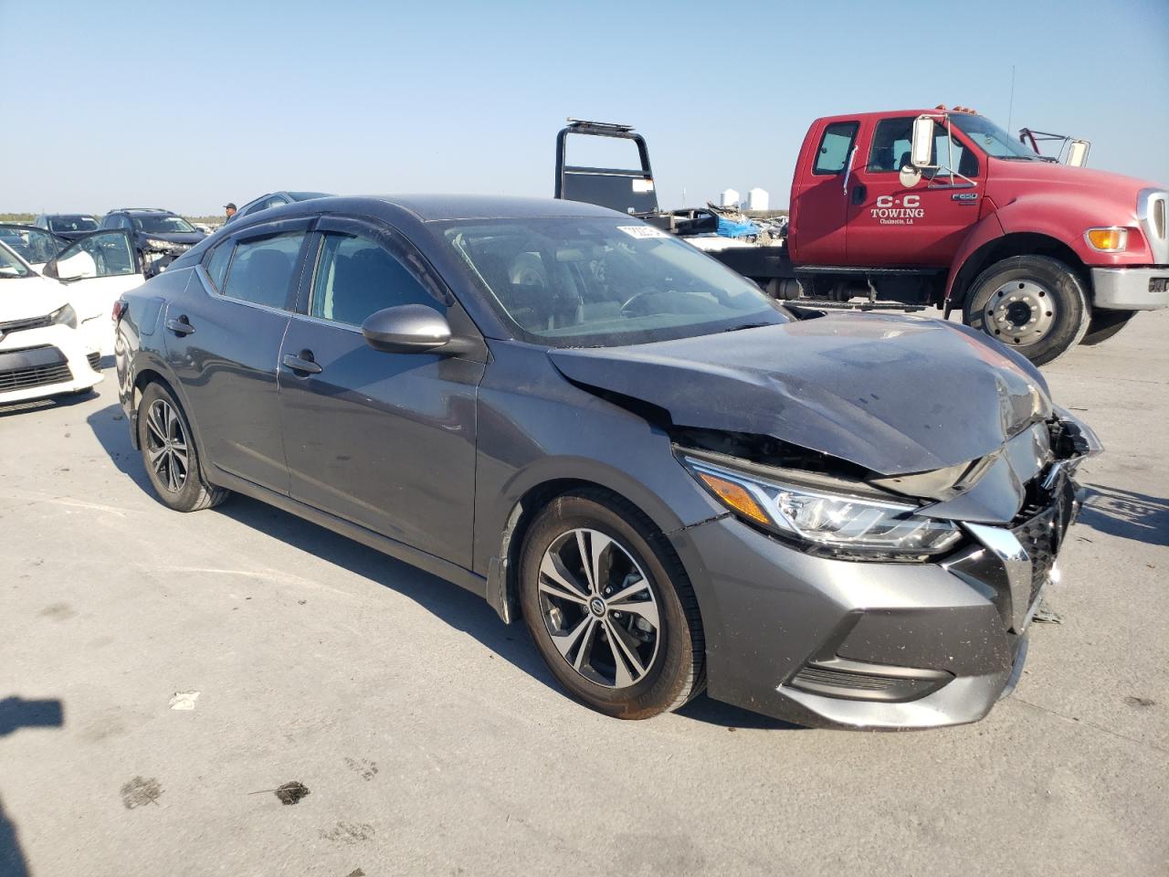 2022 Nissan Sentra VIN 3N1AB8CV8NY255774 Copart auction photo, front end damage thumbnail 4