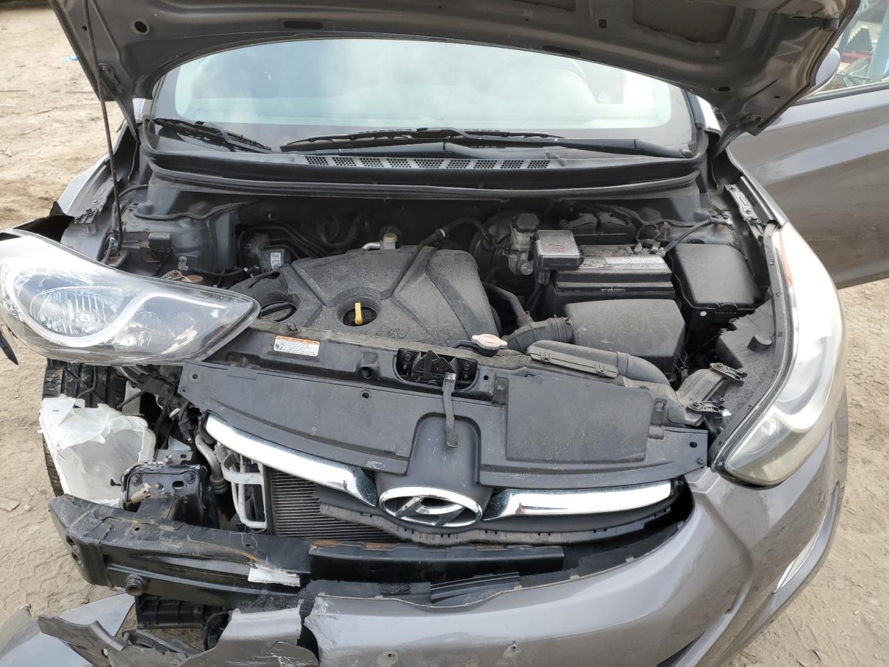 2012 Hyundai Elantra VIN 5NPDH4AE0CH101333 Copart auction photo, front end / minor dent/scratches damage thumbnail 13