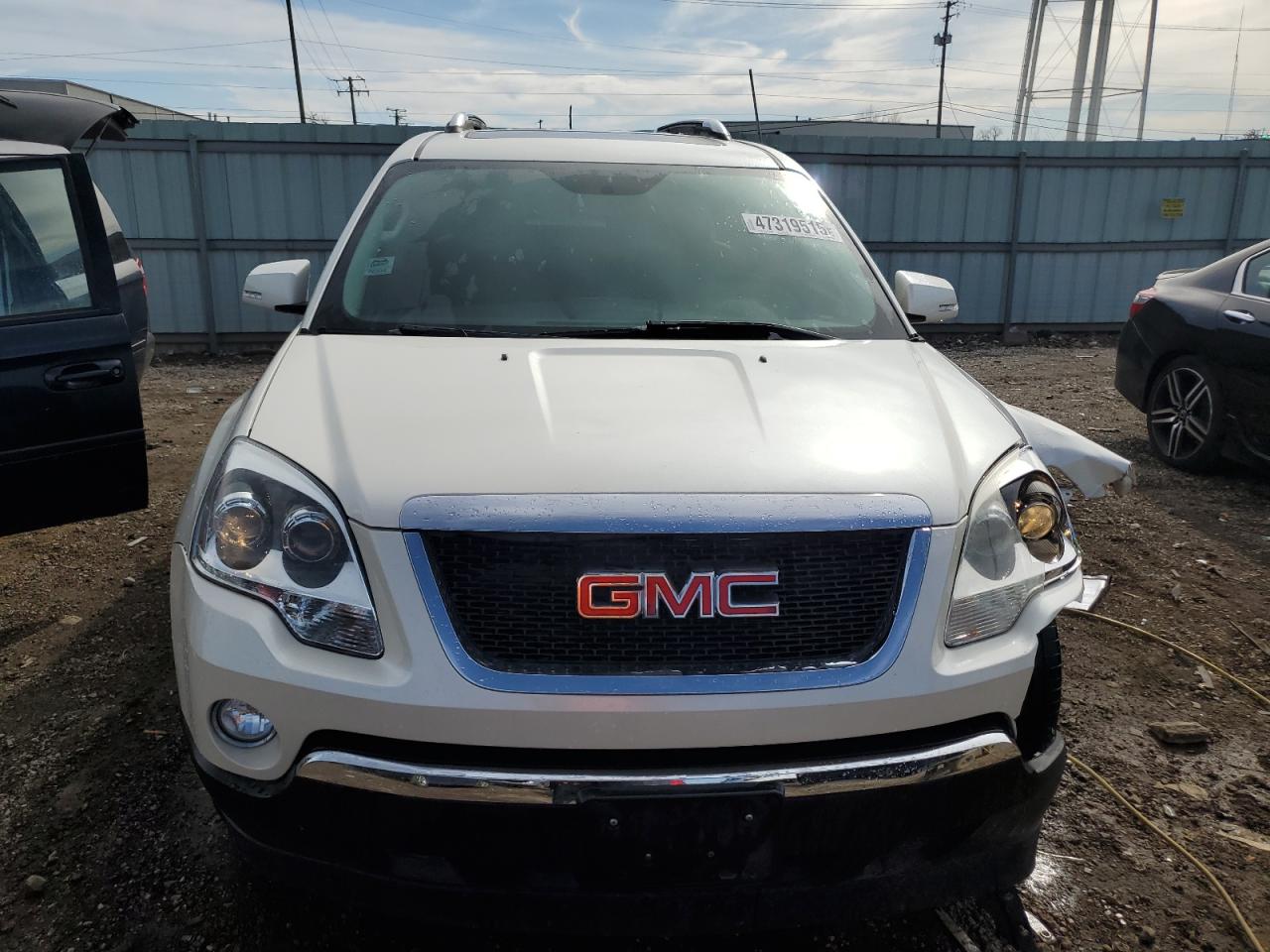 2009 GMC Acadia VIN 1GKER23D59J182053 Copart auction photo, front end / side damage thumbnail 5