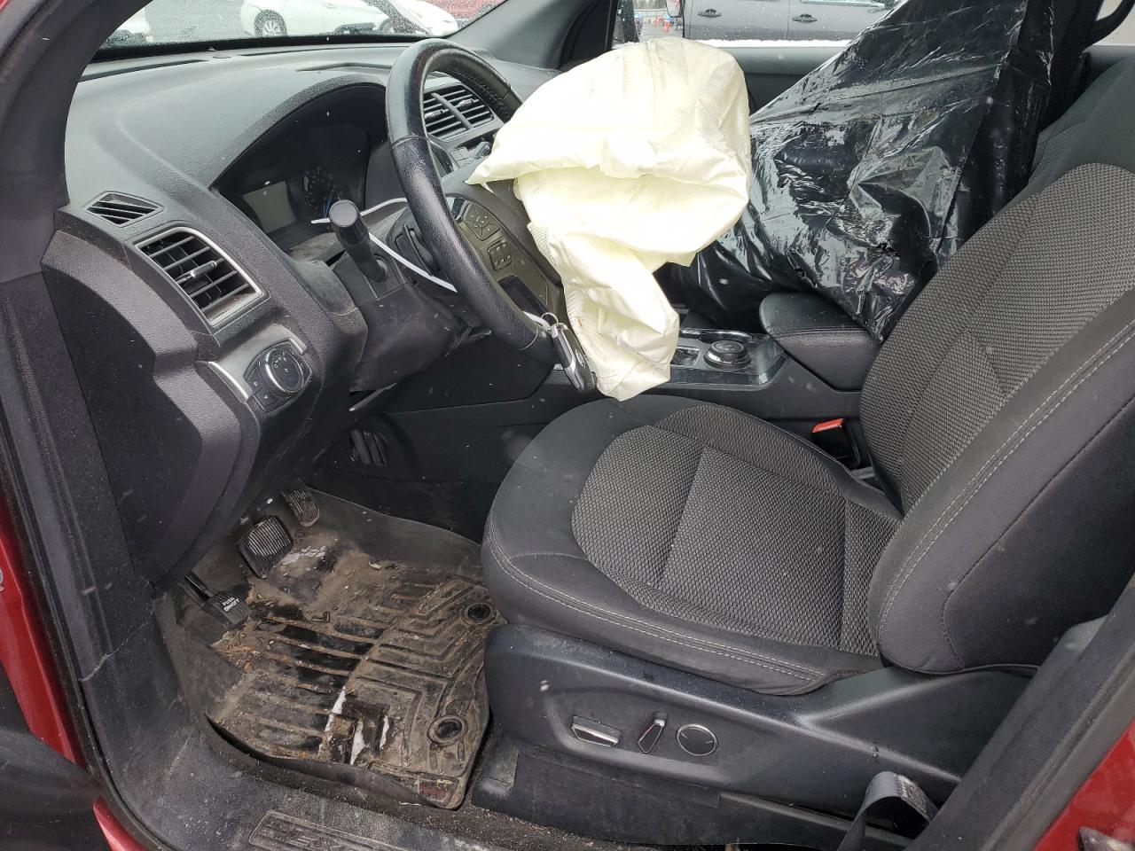 2017 Ford Explorer VIN 1FM5K8D88HGD05565 Copart auction photo, front end damage thumbnail 7