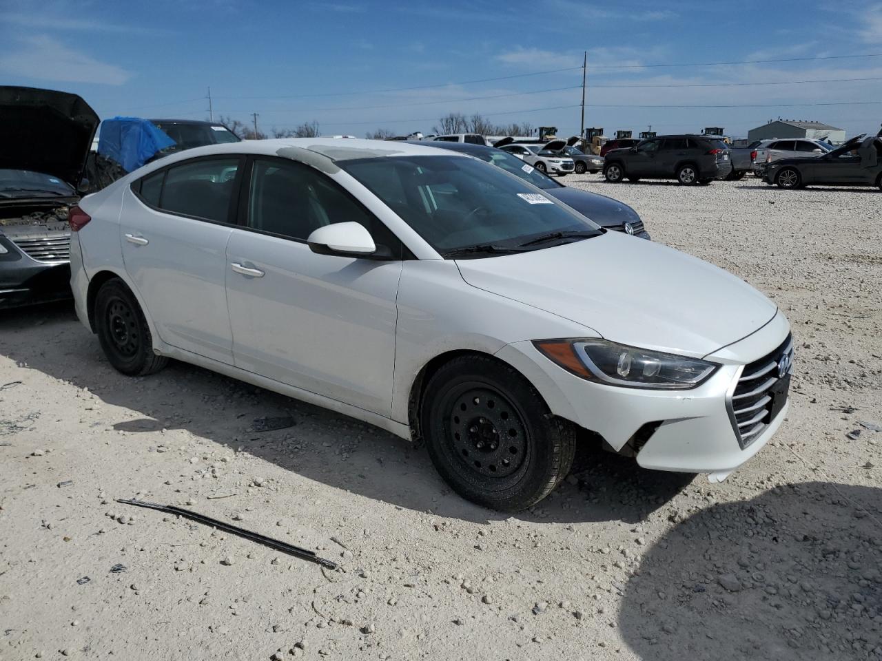 2018 Hyundai Elantra VIN 5NPD74LF3JH398247 Copart auction photo, undercarriage damage thumbnail 4
