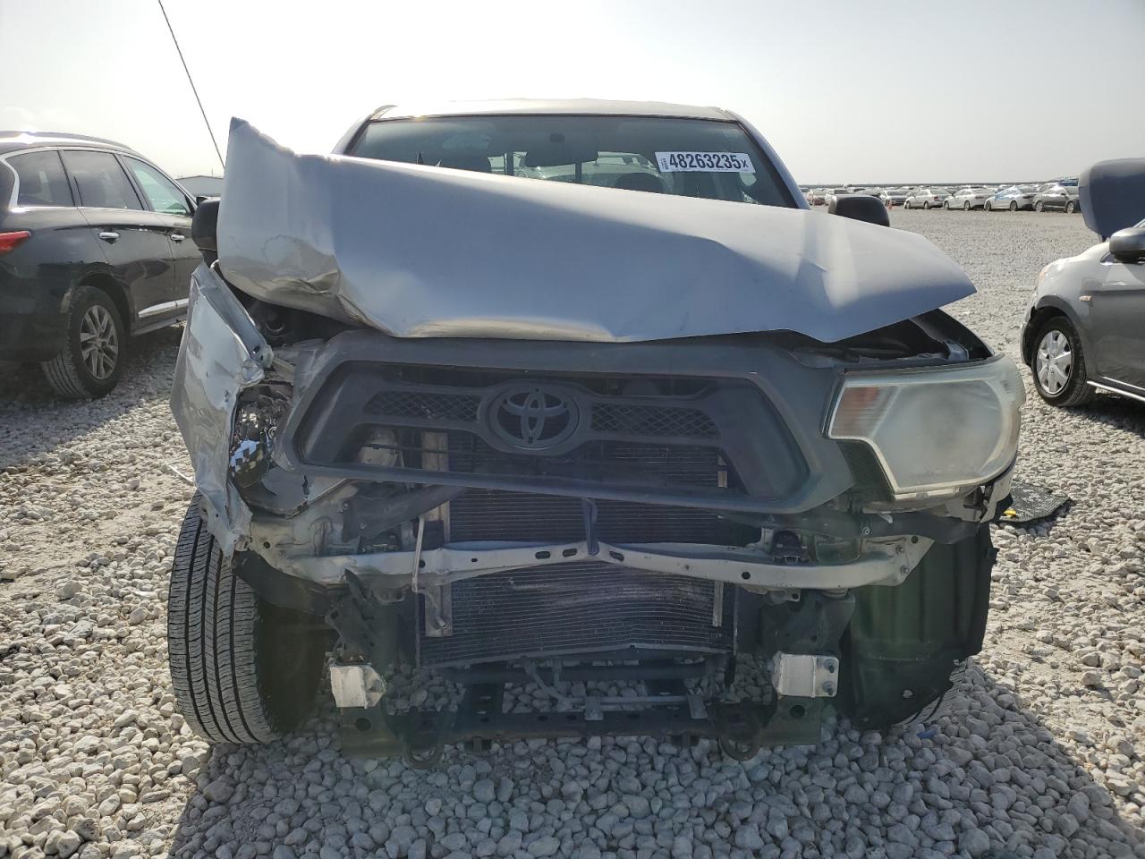 2015 Toyota Tacoma VIN 5TFTX4CN6FX052904 Copart auction photo, front end damage thumbnail 5