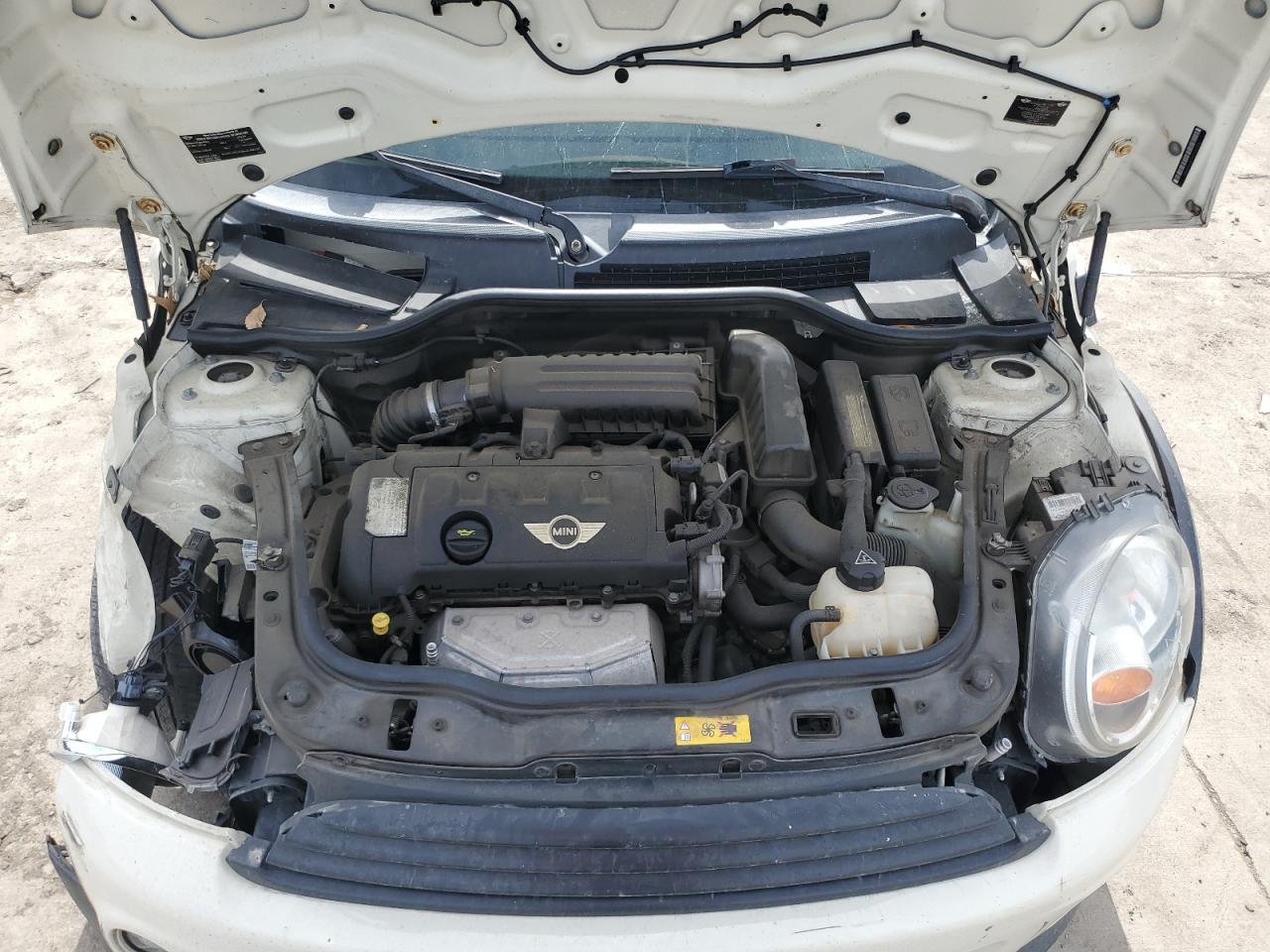 2012 MINI Cooper VIN WMWSU3C59CT260354 Copart auction photo, front end damage thumbnail 12