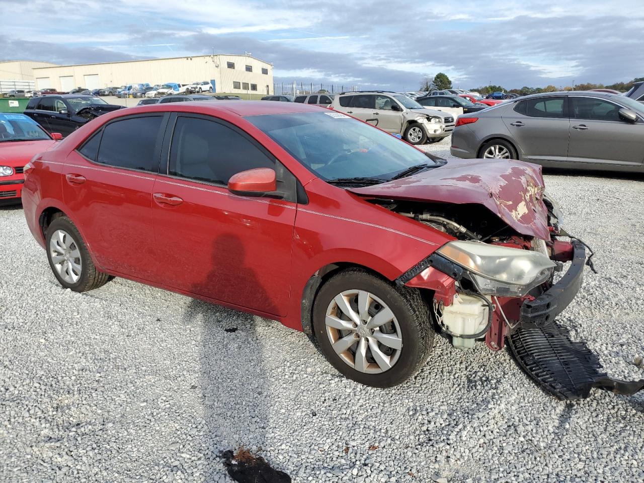 2015 Toyota Corolla VIN 2T1BURHE1FC253862 Copart auction photo, front end damage thumbnail 4