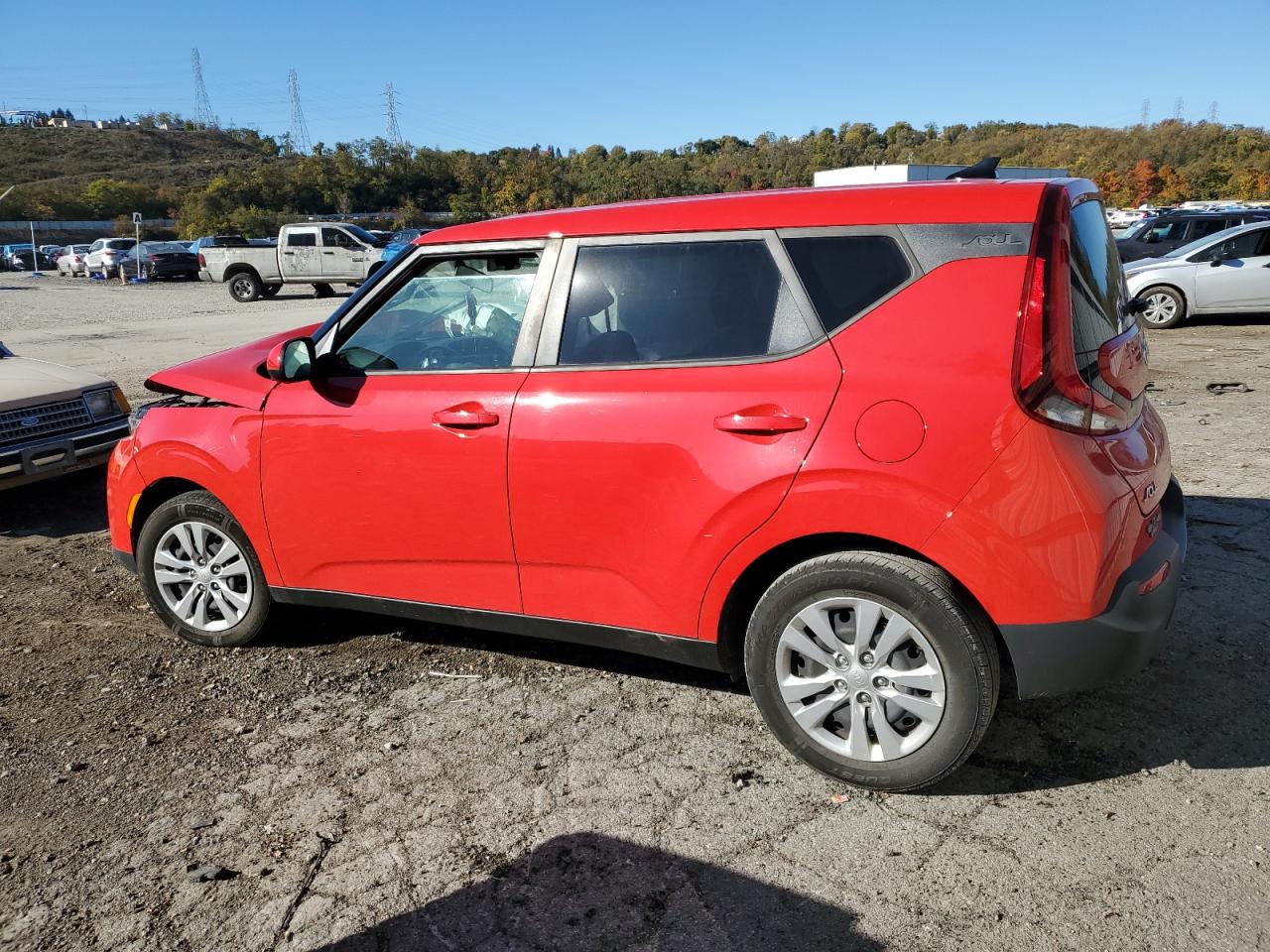 2020 KIA Soul VIN KNDJ23AU4L7718485 Copart auction photo, front end damage thumbnail 2