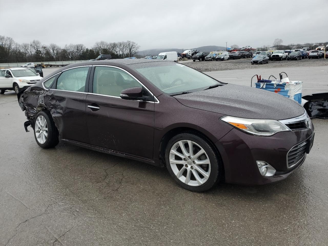 2014 Toyota Avalon VIN 4T1BK1EB1EU131257 Copart auction photo, rear end / side damage thumbnail 4