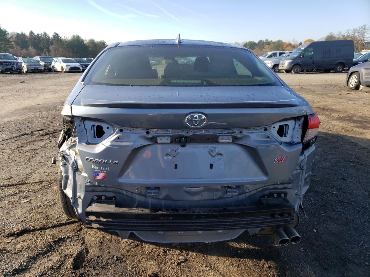 2020 Toyota Corolla VIN JTDS4RCE8LJ044349 Copart auction photo, rear end / minor dent/scratches damage thumbnail 6