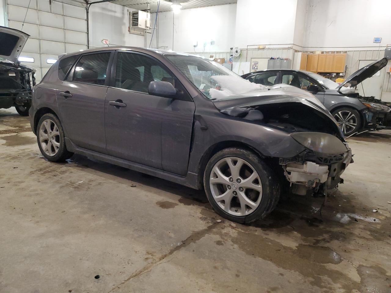 2008 Mazda 3 VIN JM1BK343481153107 Copart auction photo, front end / minor dent/scratches damage thumbnail 4