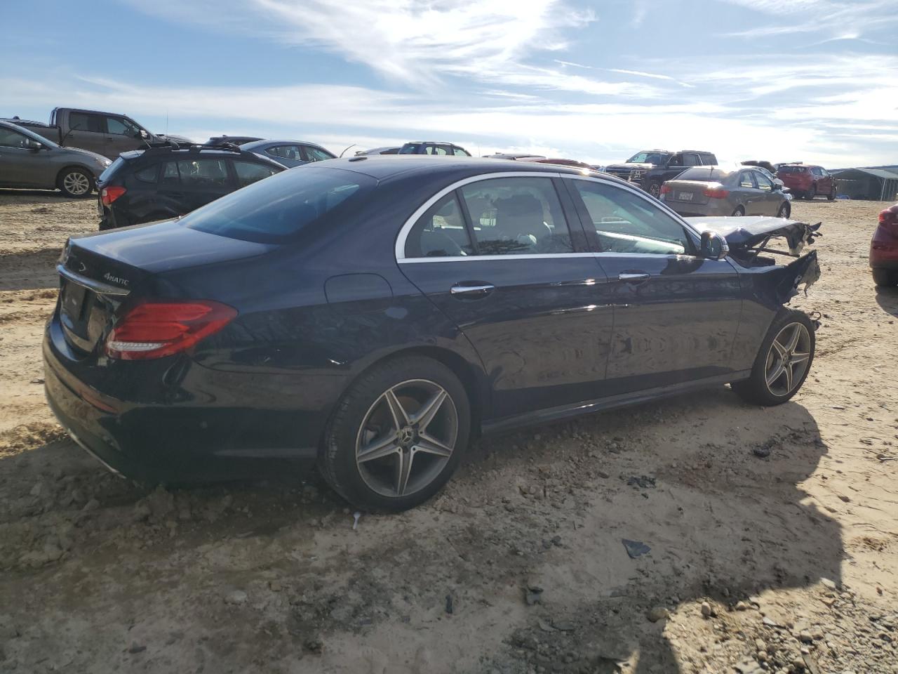 2017 Mercedes-Benz E-klasse VIN WDDZF4KB8HA230635 Copart auction photo, front end damage thumbnail 3